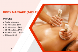 BODY MASSAGE (TABLE)